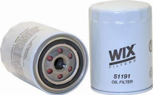 WIX Filters 51191 - Eļļas filtrs autospares.lv