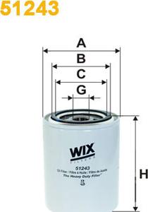 WIX Filters 51243 - Eļļas filtrs autospares.lv