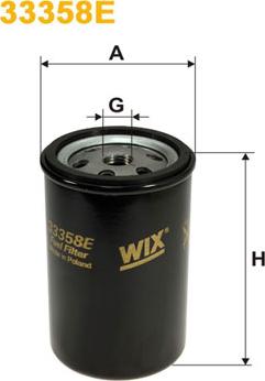 WIX Filters 33358E - Топливный фильтр www.autospares.lv