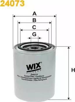 WIX Filters 24073 - Dzesēšanas šķidruma filtrs www.autospares.lv