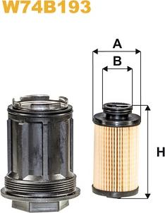 WIX Filters W74B193 - Karbamīda filtrs autospares.lv