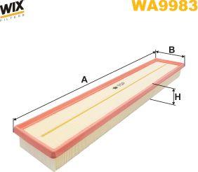 WIX Filters WA9983 - Gaisa filtrs www.autospares.lv