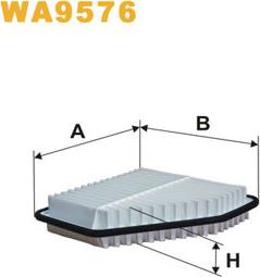 WIX Filters WA9576 - Gaisa filtrs www.autospares.lv