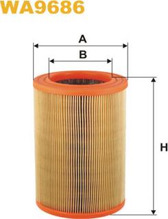 WIX Filters WA9686 - Gaisa filtrs www.autospares.lv