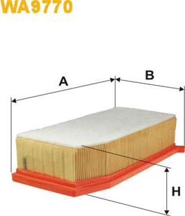 WIX Filters WA9770 - Gaisa filtrs www.autospares.lv