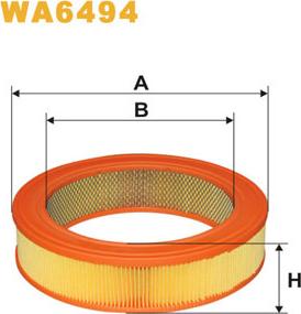 WIX Filters WA6494 - Gaisa filtrs www.autospares.lv