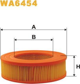 WIX Filters WA6454 - Gaisa filtrs www.autospares.lv