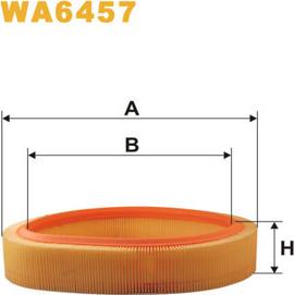 WIX Filters WA6457 - Gaisa filtrs www.autospares.lv