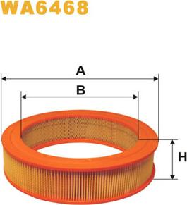 WIX Filters WA6468 - Gaisa filtrs www.autospares.lv