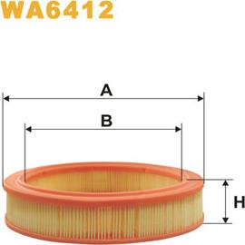 WIX Filters WA6412 - Gaisa filtrs www.autospares.lv