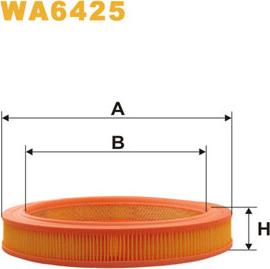 WIX Filters WA6425 - Gaisa filtrs www.autospares.lv