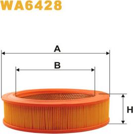 WIX Filters WA6428 - Gaisa filtrs www.autospares.lv