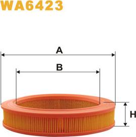 WIX Filters WA6423 - Gaisa filtrs www.autospares.lv