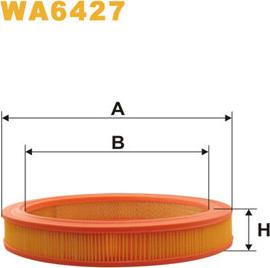 WIX Filters WA6427 - Gaisa filtrs www.autospares.lv