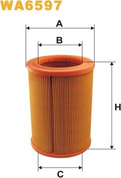 WIX Filters WA6597 - Gaisa filtrs www.autospares.lv