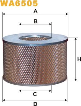 WIX Filters WA6505 - Gaisa filtrs www.autospares.lv