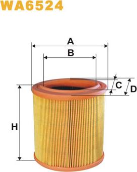 WIX Filters WA6524 - Gaisa filtrs www.autospares.lv