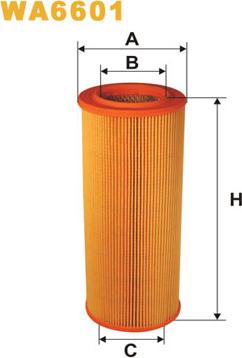 WIX Filters WA6601 - Gaisa filtrs www.autospares.lv