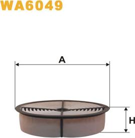 WIX Filters WA6049 - Gaisa filtrs www.autospares.lv