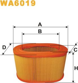 WIX Filters WA6019 - Gaisa filtrs www.autospares.lv