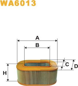 WIX Filters WA6013 - Gaisa filtrs www.autospares.lv