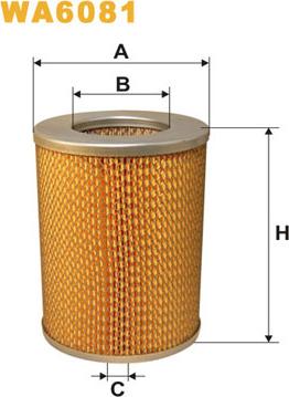 WIX Filters WA6081 - Air Filter, engine www.autospares.lv