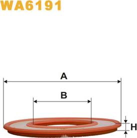 WIX Filters WA6191 - Gaisa filtrs www.autospares.lv