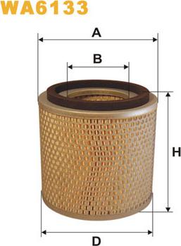 WIX Filters WA6133 - Gaisa filtrs www.autospares.lv