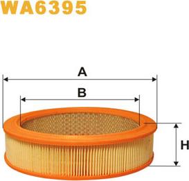 WIX Filters WA6395 - Gaisa filtrs www.autospares.lv