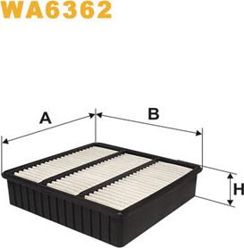 WIX Filters WA6362 - Gaisa filtrs www.autospares.lv