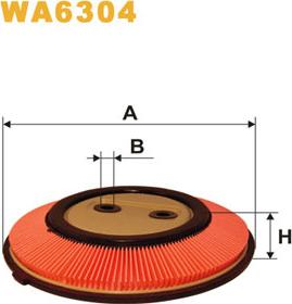 WIX Filters WA6304 - Gaisa filtrs www.autospares.lv