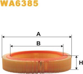 WIX Filters WA6385 - Air Filter, engine www.autospares.lv