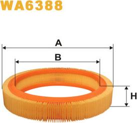 WIX Filters WA6388 - Gaisa filtrs www.autospares.lv