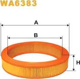 RIDER RD.1340WA6383 - Gaisa filtrs www.autospares.lv