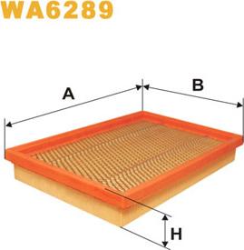 WIX Filters WA6289 - Gaisa filtrs autospares.lv