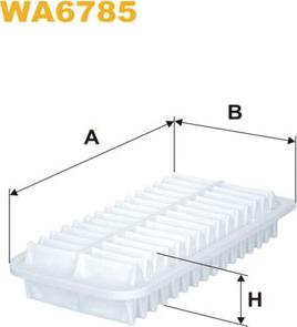 WIX Filters WA6785 - Gaisa filtrs www.autospares.lv