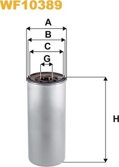 WIX Filters WF10389 - Degvielas filtrs www.autospares.lv