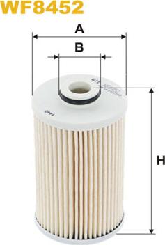 WIX Filters WF8452 - Degvielas filtrs www.autospares.lv