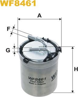 WIX Filters WF8461 - Degvielas filtrs www.autospares.lv