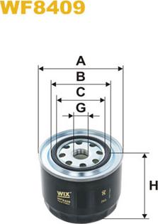 WIX Filters WF8409 - Degvielas filtrs autospares.lv