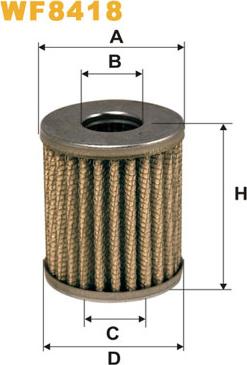 WIX Filters WF8418 - Degvielas filtrs www.autospares.lv