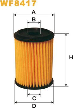 WIX Filters WF8417 - Degvielas filtrs www.autospares.lv