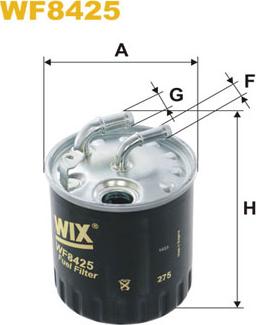 WIX Filters WF8425 - Degvielas filtrs www.autospares.lv