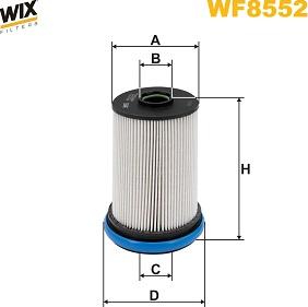 WIX Filters WF8552 - Degvielas filtrs www.autospares.lv