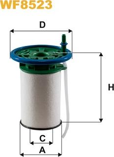 WIX Filters WF8523 - Degvielas filtrs autospares.lv