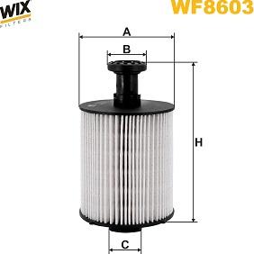 WIX Filters WF8603 - Degvielas filtrs autospares.lv