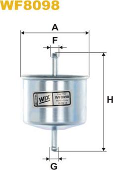 WIX Filters WF8098 - Degvielas filtrs autospares.lv