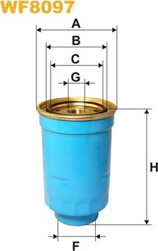 WIX Filters WF8097 - Fuel filter www.autospares.lv