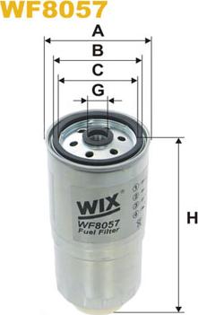 WIX Filters WF8057 - Fuel filter www.autospares.lv