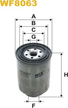 WIX Filters WF8063 - Fuel filter www.autospares.lv